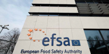 An external view of the EFSA (European Food Safety Authority) pesticide chlorpyrifos.