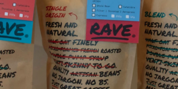 Rave Coffee doubles* average daily orders