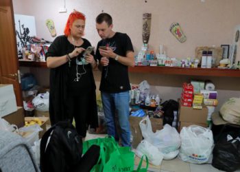 Belarus protesters food