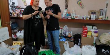 Belarus protesters food