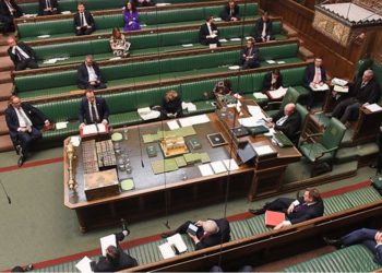 MPs in the House of Commons during the Covid-19 pandemic - Credit: Jessica Taylor/UK Parliament