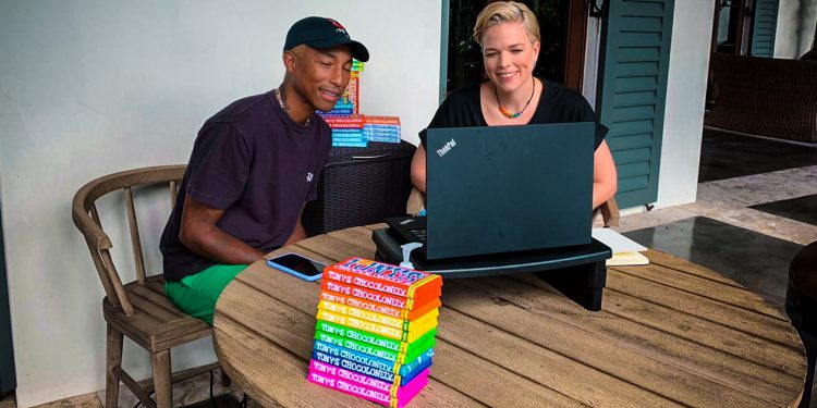 Tony’s Chocolonely partners with Pharrell Williams