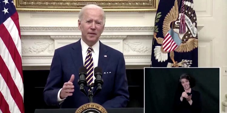 Biden orders faster relief funding, more food aid