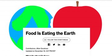 Food is eating the earth, reports Bloomberg
