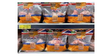 ASDA chicken packaging