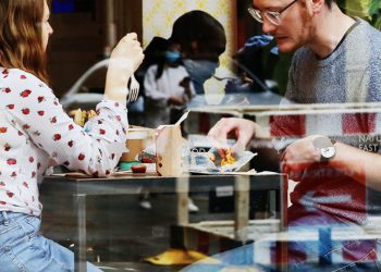 UK food shortages (people eating)