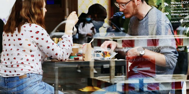 UK food shortages (people eating)