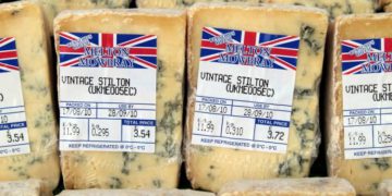 UK exports of food and drink to the EU, cheese in the picture