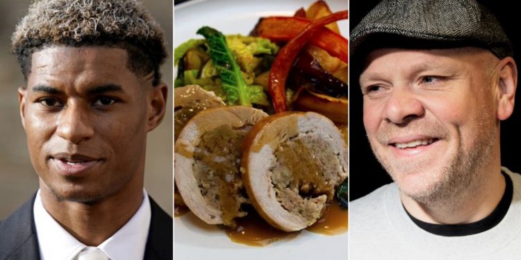 Marcus Rashford and Tom Kerridge’s £10 dinner