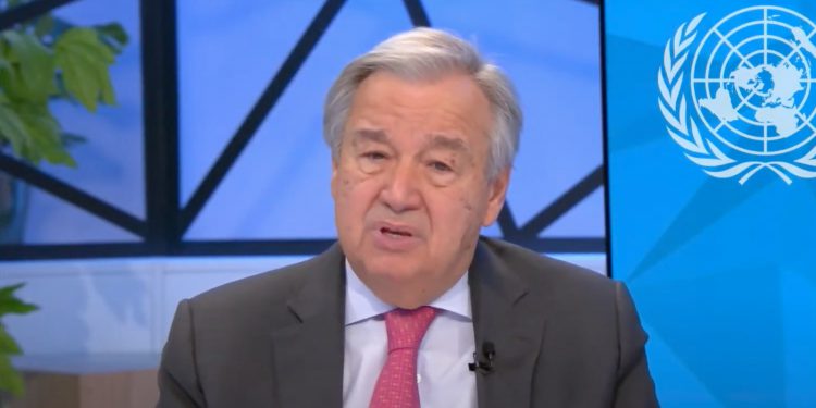 António Guterres: Climate shocks forced 30 million people to flee their homes