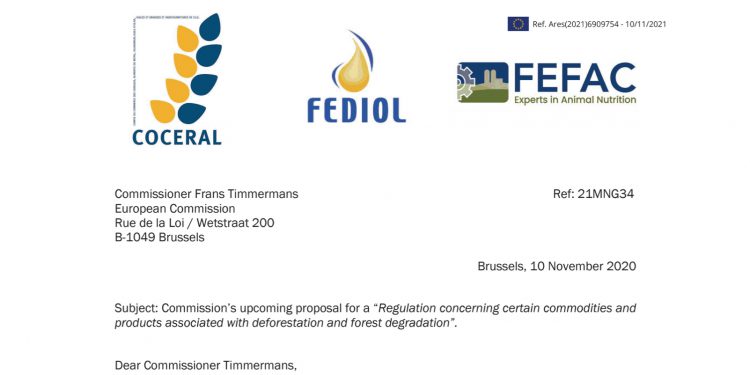 According to Unearthed, the letter says 2020 but that appears to be a mistake (deforestation), it was sent on November 10th 2021