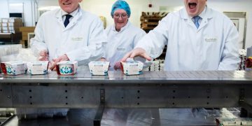 George Eustice and Boris Johnson