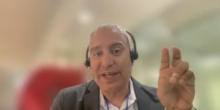 Dr Roberto Mukaro Agüeibaná Borrero uses air quotes: “Indigenous people are being kicked out to ‘protect’ the animals and land”